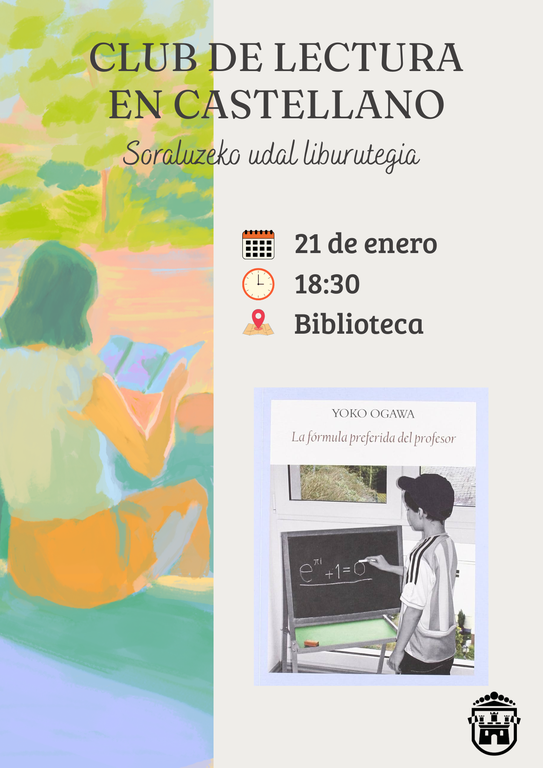 Club de lectura en castellano: "La fórmula preferida del profesor"