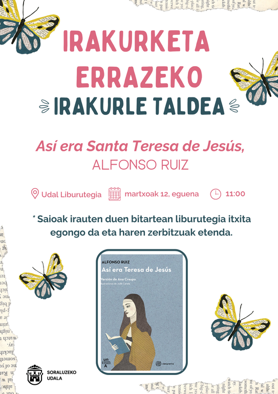 Club de lectura fácil: "Así era Santa Teresa de Jesús"