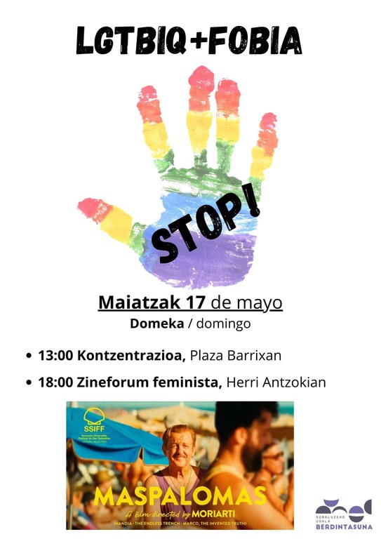 Concentración: "Día contra la LGTBIQ+ fobia"