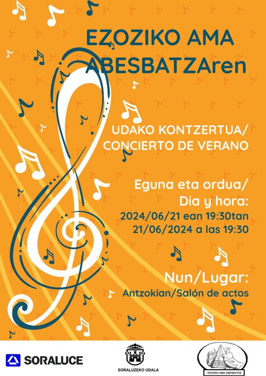 Concierto de verano del coro Ezoziko Ama