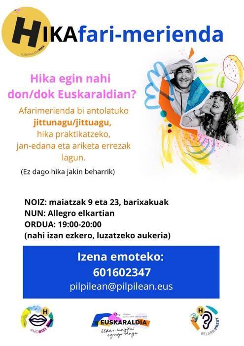 Euskaraldia: "Hika afari-merienda"