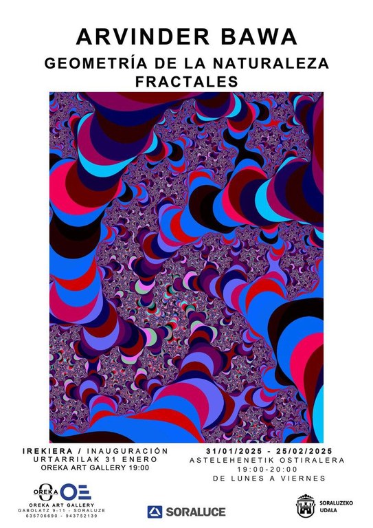 Exposición: "Geometría de la naturaleza - Fractales"
