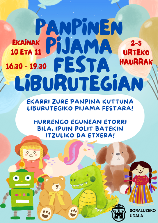 Fiesta de pijamas de peluches en la biblioteca