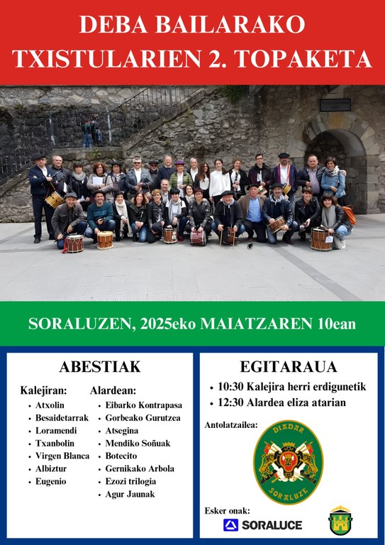 II. encuentro de txistularis de la comarca del Deba