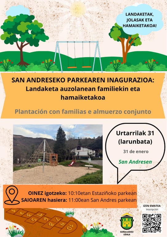 Inauguración del parque de San Andrés