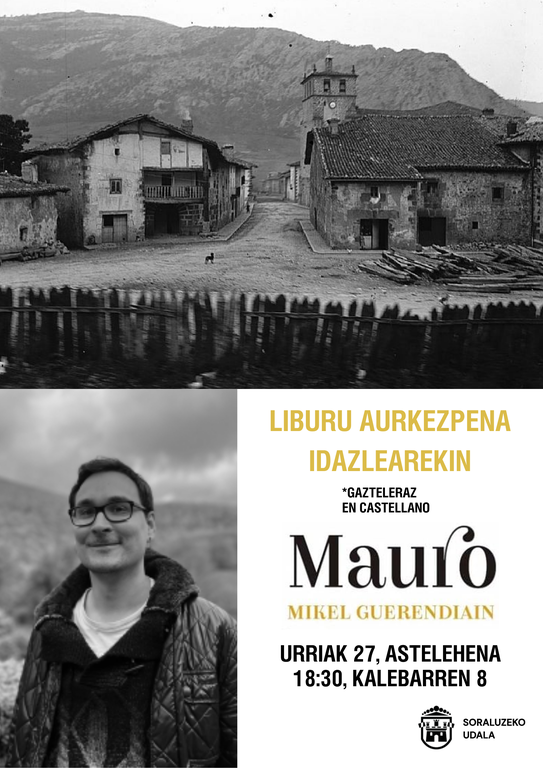 Presentación de libro: "Mauro"