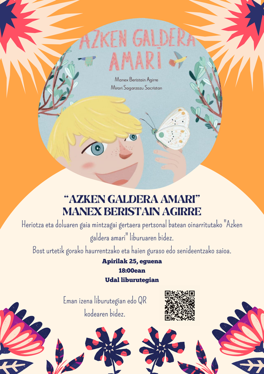 Presentacion del libro: "Azken galdera amari"