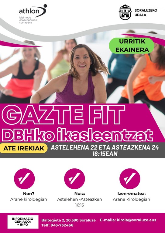 Puertas abiertas: "Gazte fit"