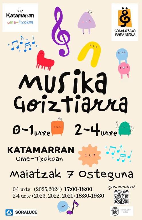 Taller: "Música temprana"