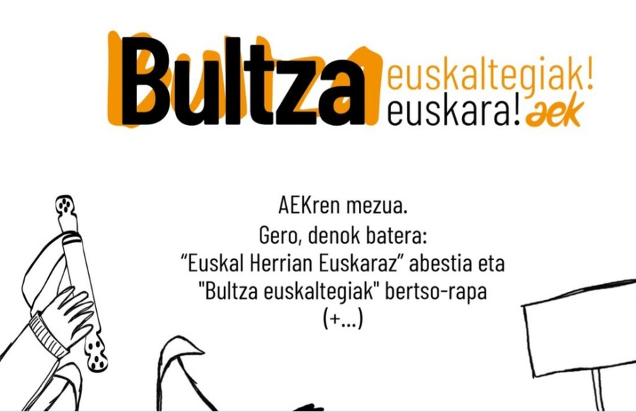 Acto en favor de los euskaltegis Acto en favor de los euskaltegis