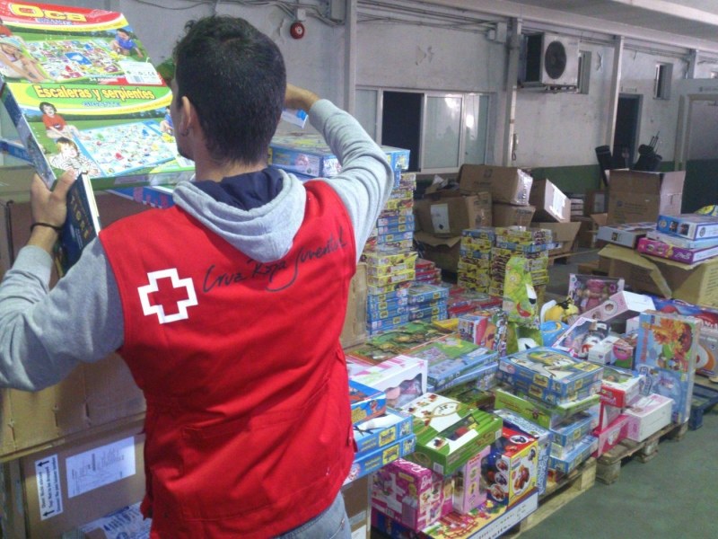 Campaña de juguetes de la Cruz Roja