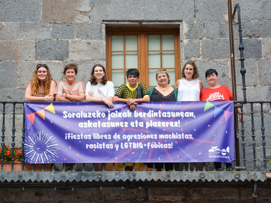 ¡Disfrutemos de las fiestas de Soraluze en igualdad y libertad!