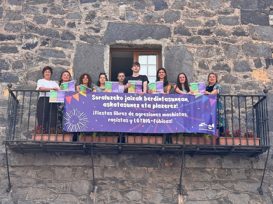 ¡Disfrutemos de las fiestas de Soraluze en igualdad y libertad!