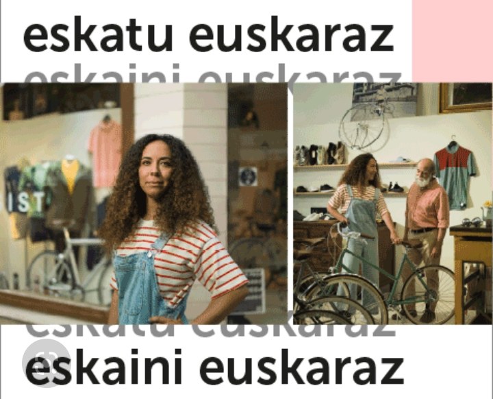 El Consistorio de Soraluze y la Asociación de Comerciantes Bizikale apoyan la campaña ‘Eskatu euskaraz, eskaini euskaraz’