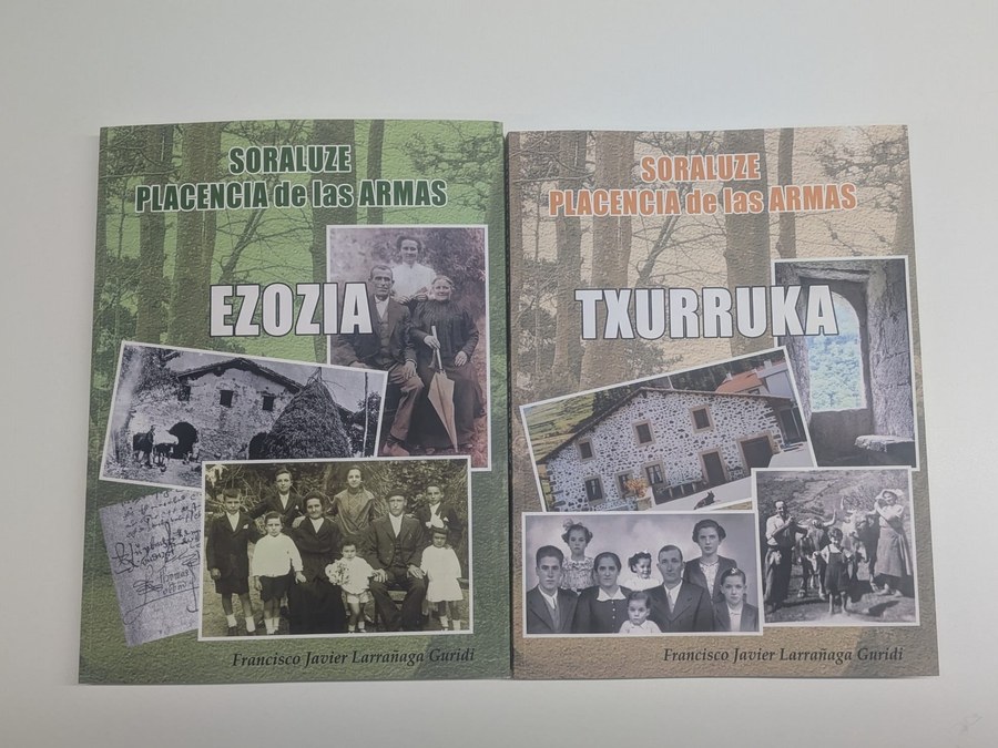 El miércoles que viene, 29 de octubre, se presentarán los libros "Ezozia auzoko baserriak" y "Txurruka auzoko baserriak" de la mano del autor