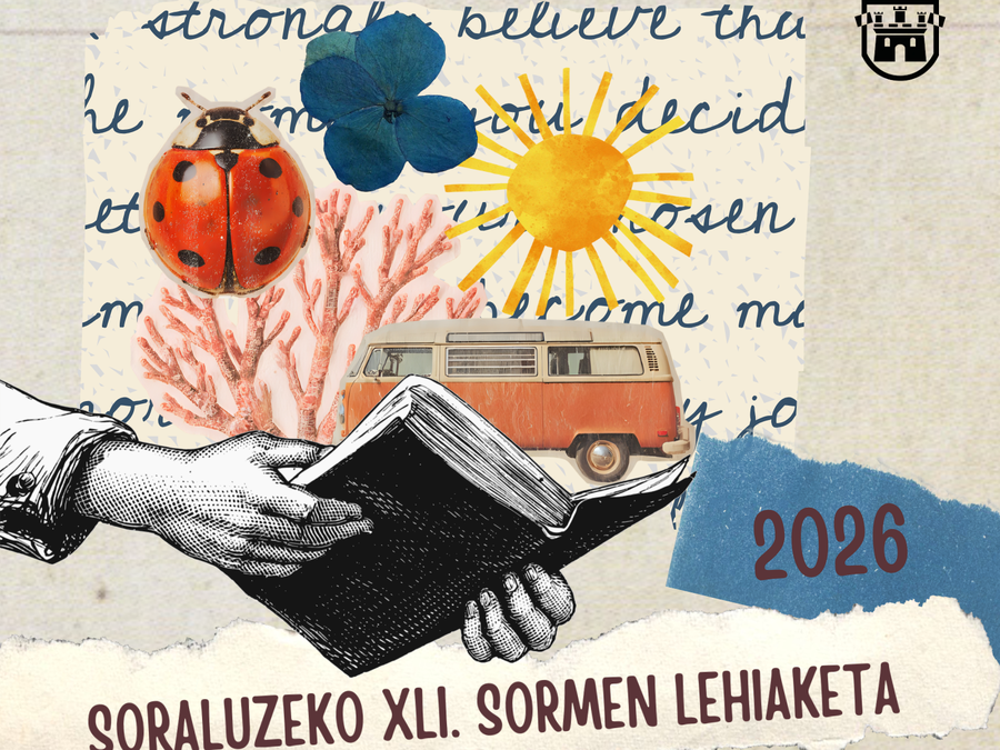 El XLI. Concurso de Creaciones en euskera de Soraluze llega con novedades: este año se premiarán las obras creativas