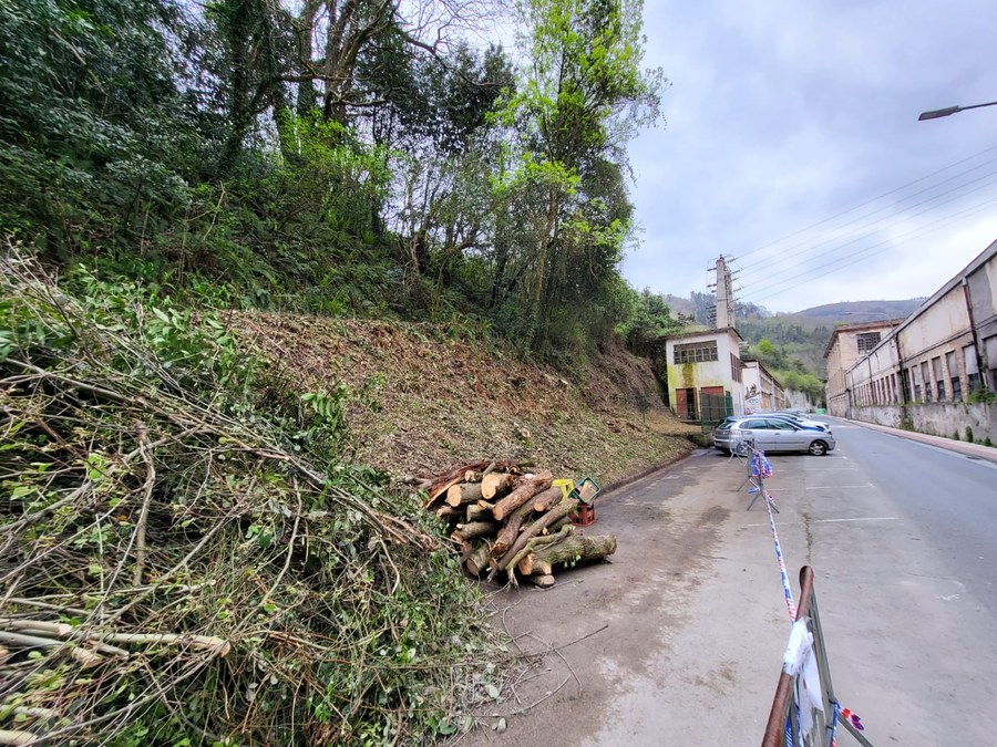 En la zona de SAPA se han llevado a cabo labores de desbroce y limpieza en los últimos días