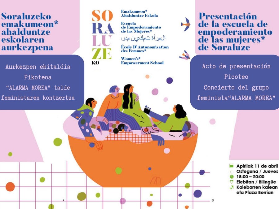 Este jueves presentación la escuela de empoderamiento de las mujeres* de Soraluze