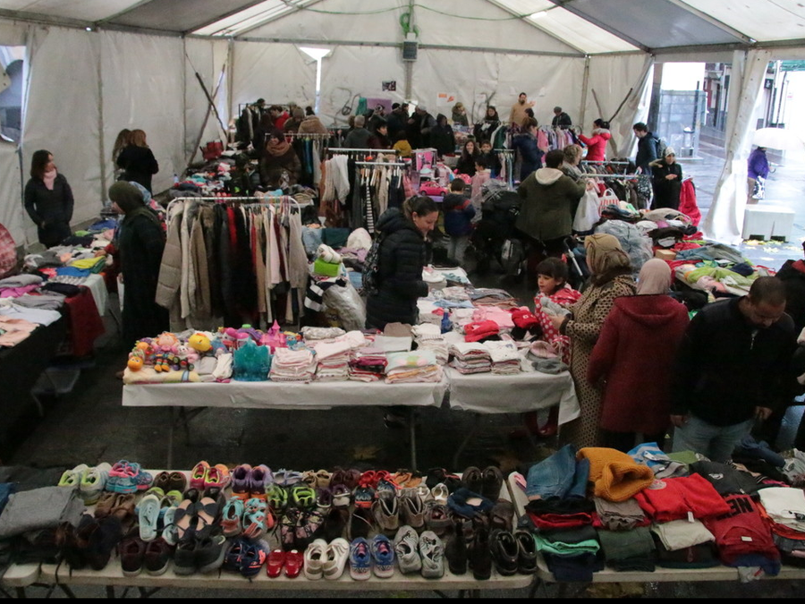 Feria de productos de segunda mano