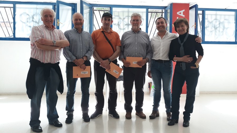 Galardonados en el concurso de pintura rápida Galardonados en el concurso de pintura rápida