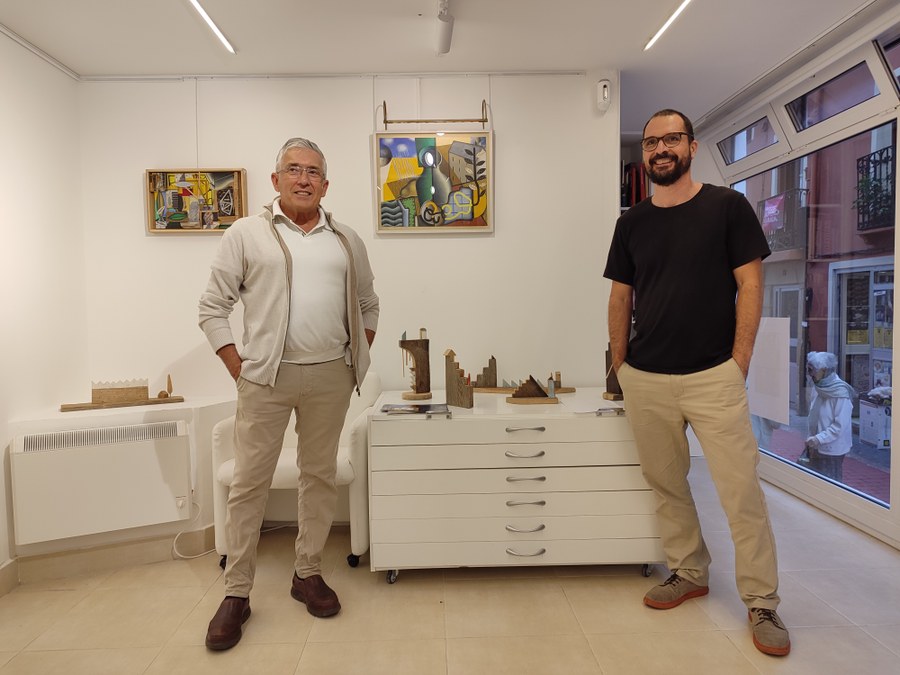 Ivan Araujo en la galería Oreka Art