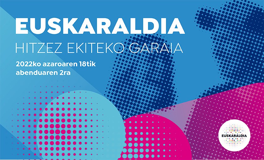 Mañana viernes (18 de noviembre) arranca Euskaraldia