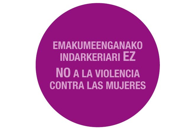 ¡No a la violencia contra las mujeres! ¡No a la violencia contra las mujeres!