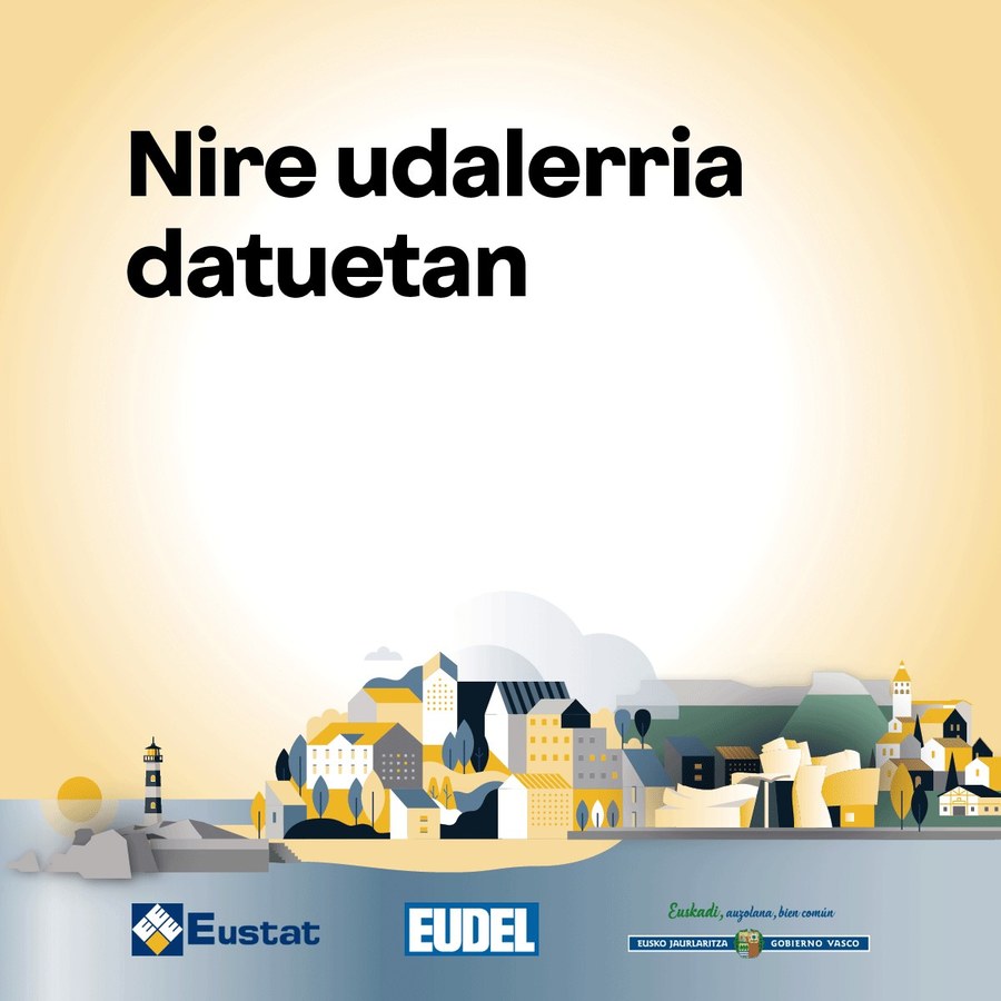 EUSTAT crea un nuevo apartado de información estadística municipal