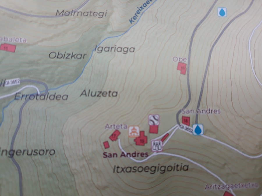Nuevo mapa toponímico de Soraluze