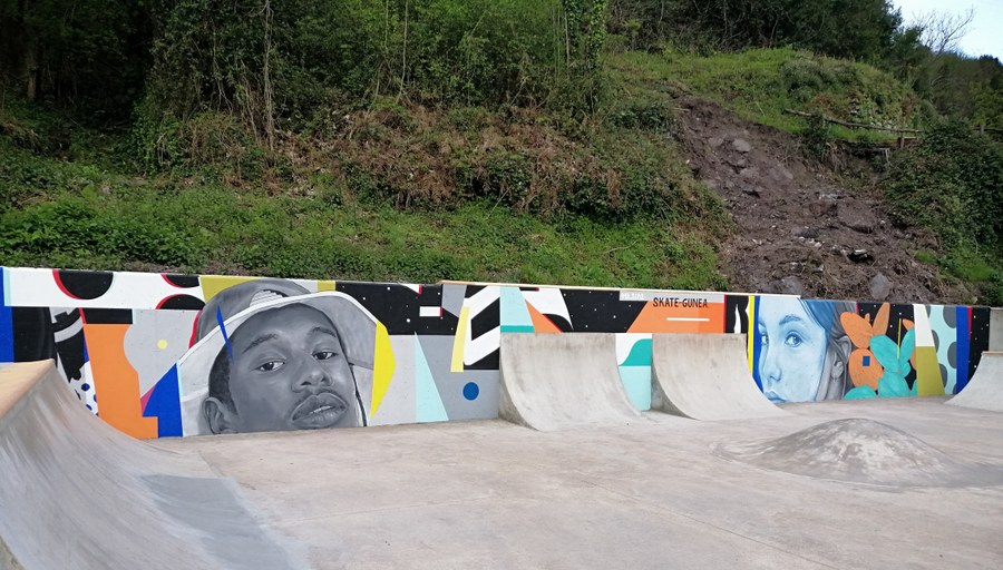 Nuevo mural para el skate park