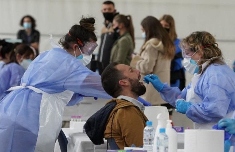 Pruebas masivas de PCR en Soraluze Pruebas masivas de PCR en Soraluze