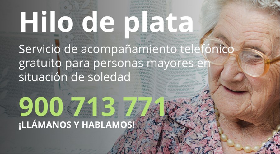 Teléfono de acompañamiento para mayores