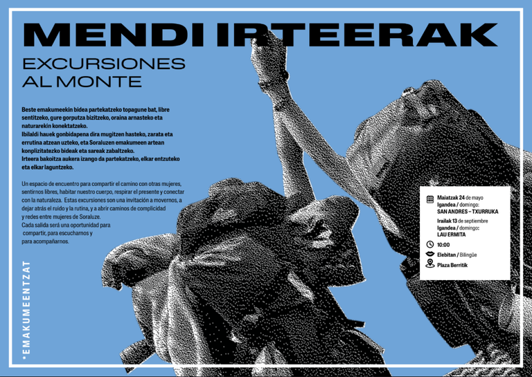 Ahalduntze eskola: "Emakumeen mendi irteera: San Andres-Txurruka"