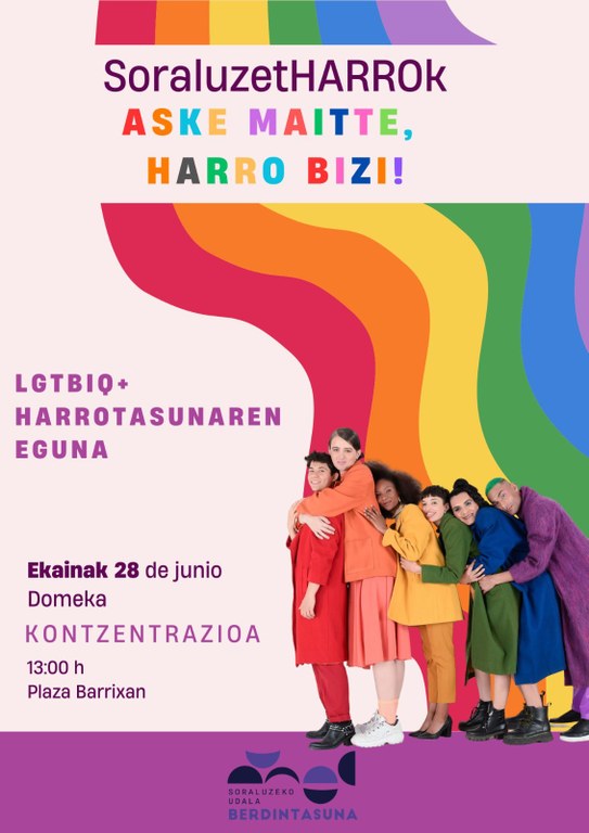 Elkarretaratzea: "LGTBIQ+ Harrotasunaren Nazioarteko Eguna"