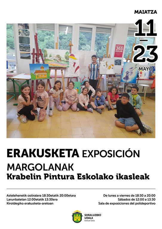 Erakusketa: "Pintura eskolako ikasleen lanak"