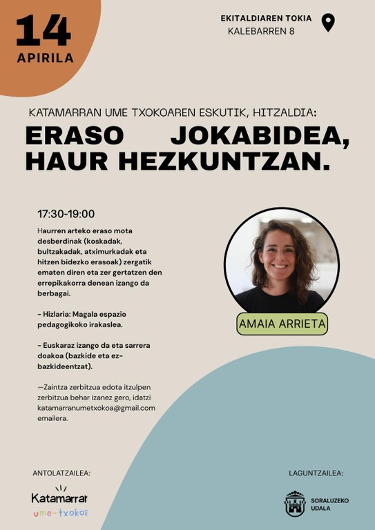 Hitzaldia: "Eraso jokabidea haur hezkuntzan"