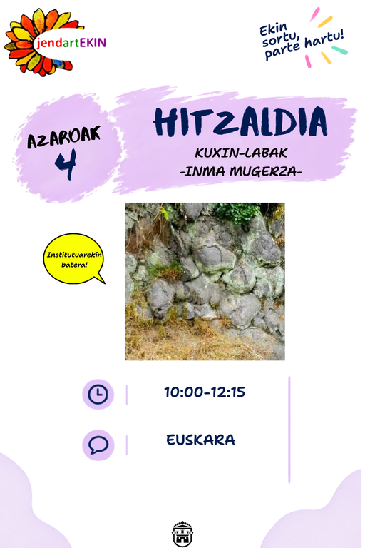 Hitzaldia: "Kuxin labak"