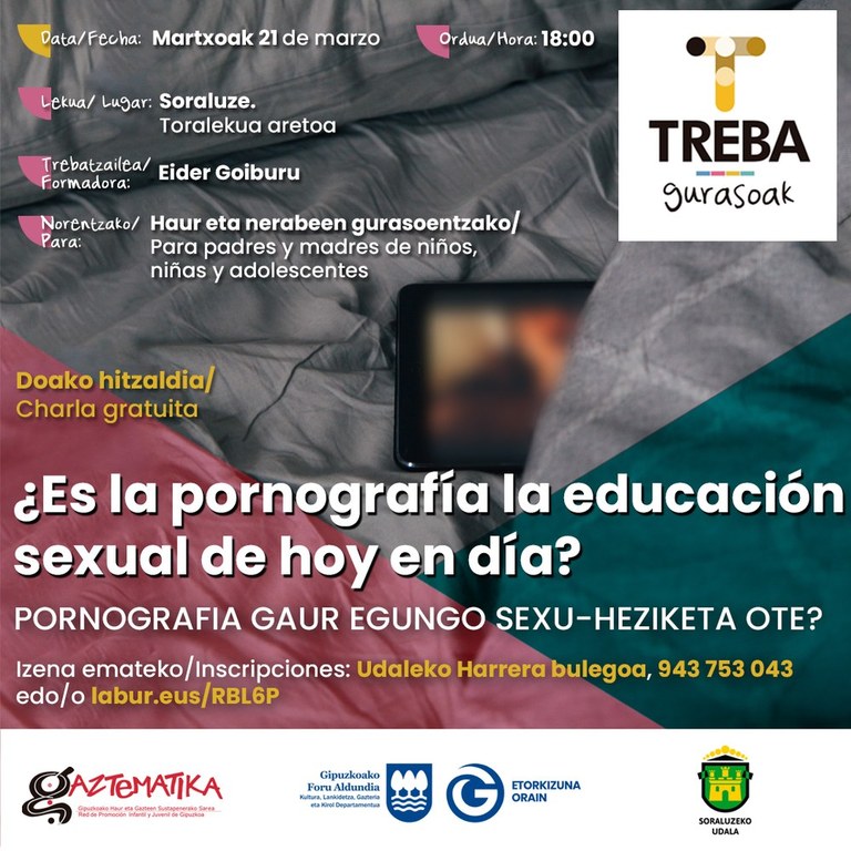 Hitzaldia: "Pornografia gaur egungo sexu heziketa ote?"
