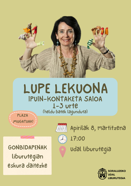Ipuin-kontaketa saioa: "Lupe Lekuona"