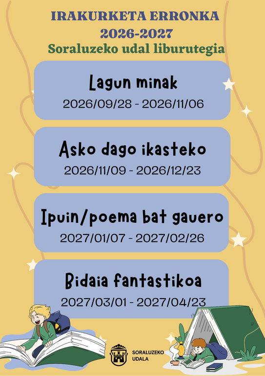 Irakurketa erronka: "Lagun minak"