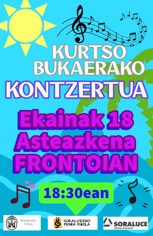Kotzertua: "Ikasturte amaierako kontzertua"