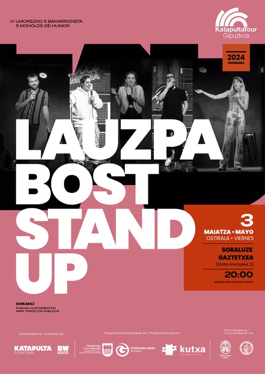 Monologoak: "Lauzpabost Stand Up"