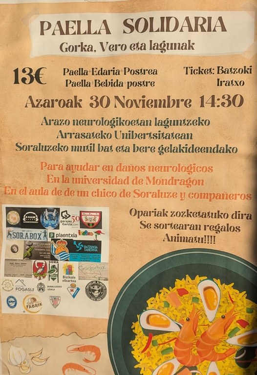 Paella solidarioa