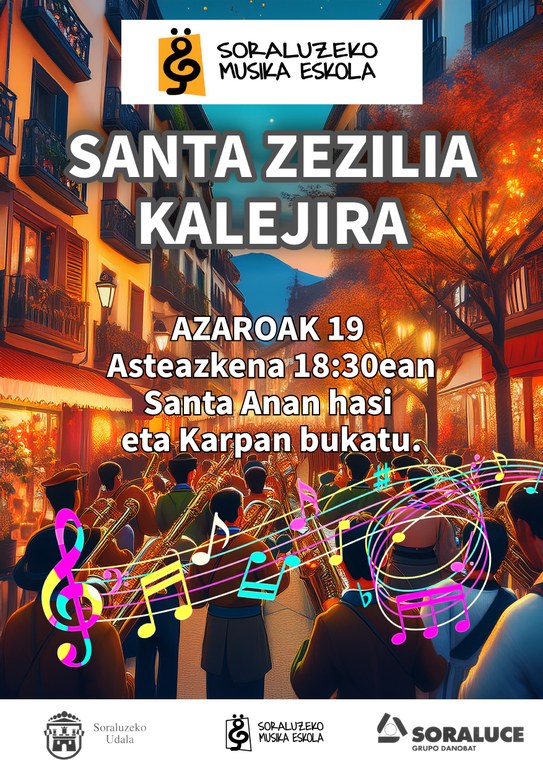 Santa Zezilia eguneko kalejira