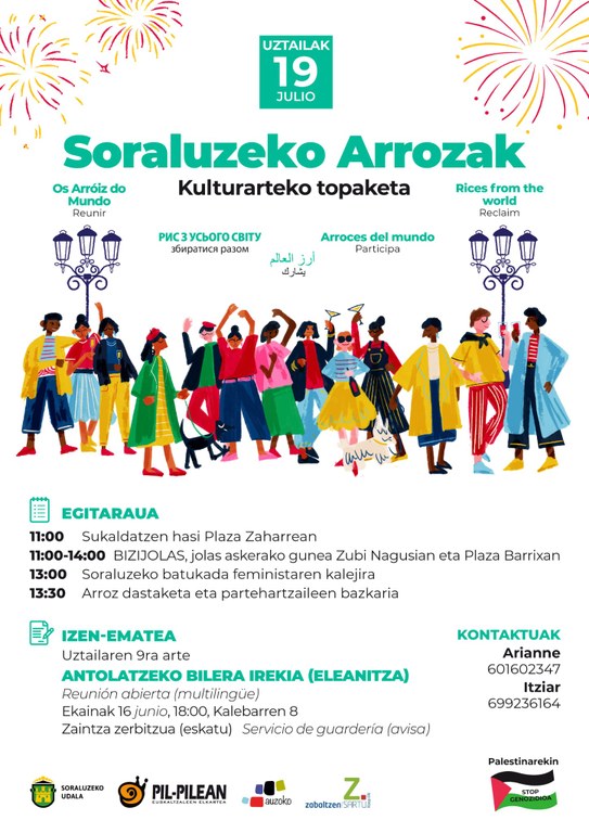 Soraluzeko arrozak kulturarteko topaketa