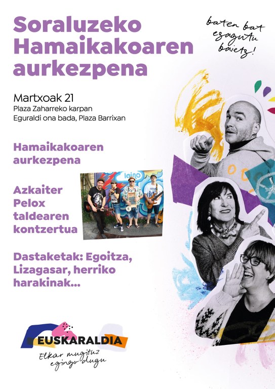 Soraluzeko hamaikakoaren aurkezpena