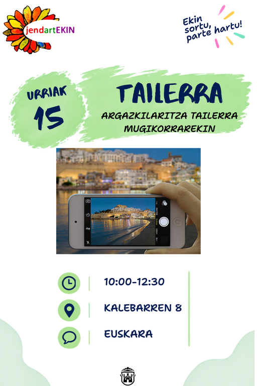 Tailerra: "Argazkilaritza mugikorrarekin"