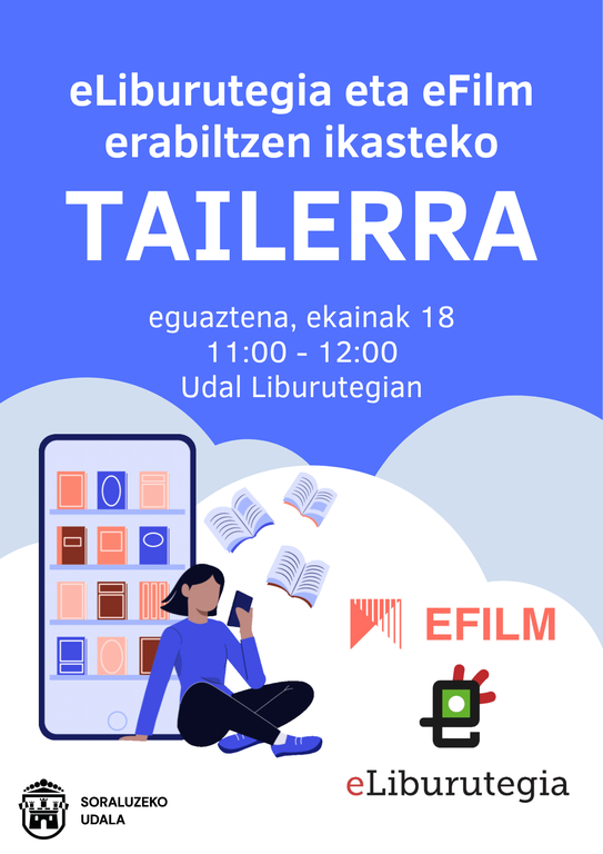 Tailerra: "eLiburutegia eta eFilm erabiltzen ikasteko tailerra"