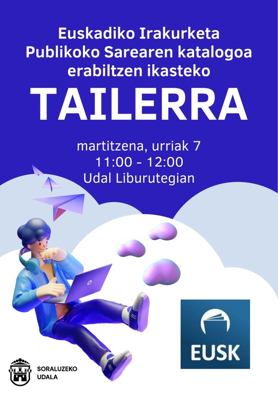 Tailerra: "Euskadiko Irakurketa Sarearen katalogoa erabiltzen ikasteko saioa"