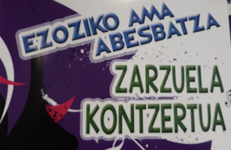 Abesbatzaren zarzuela kontzertua Abesbatzaren zarzuela kontzertua